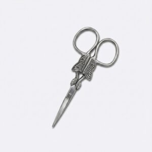 Silver Guitar Embroidery Scissors – 3.5" Sewing Shears