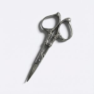 Silver Cathedral Scissors – Vintage Style Pointed Arch Thread Snips