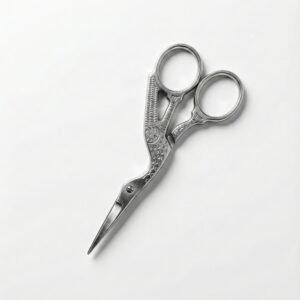 Classic Stork Embroidery Scissors - Stainless Steel Precision Snips